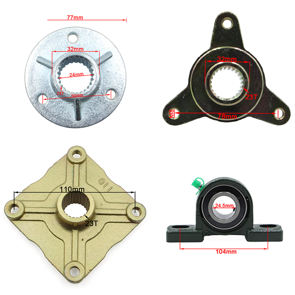 Go Kart 740mm Rear Axle Comple - đánh giá và giá 428 Chain
